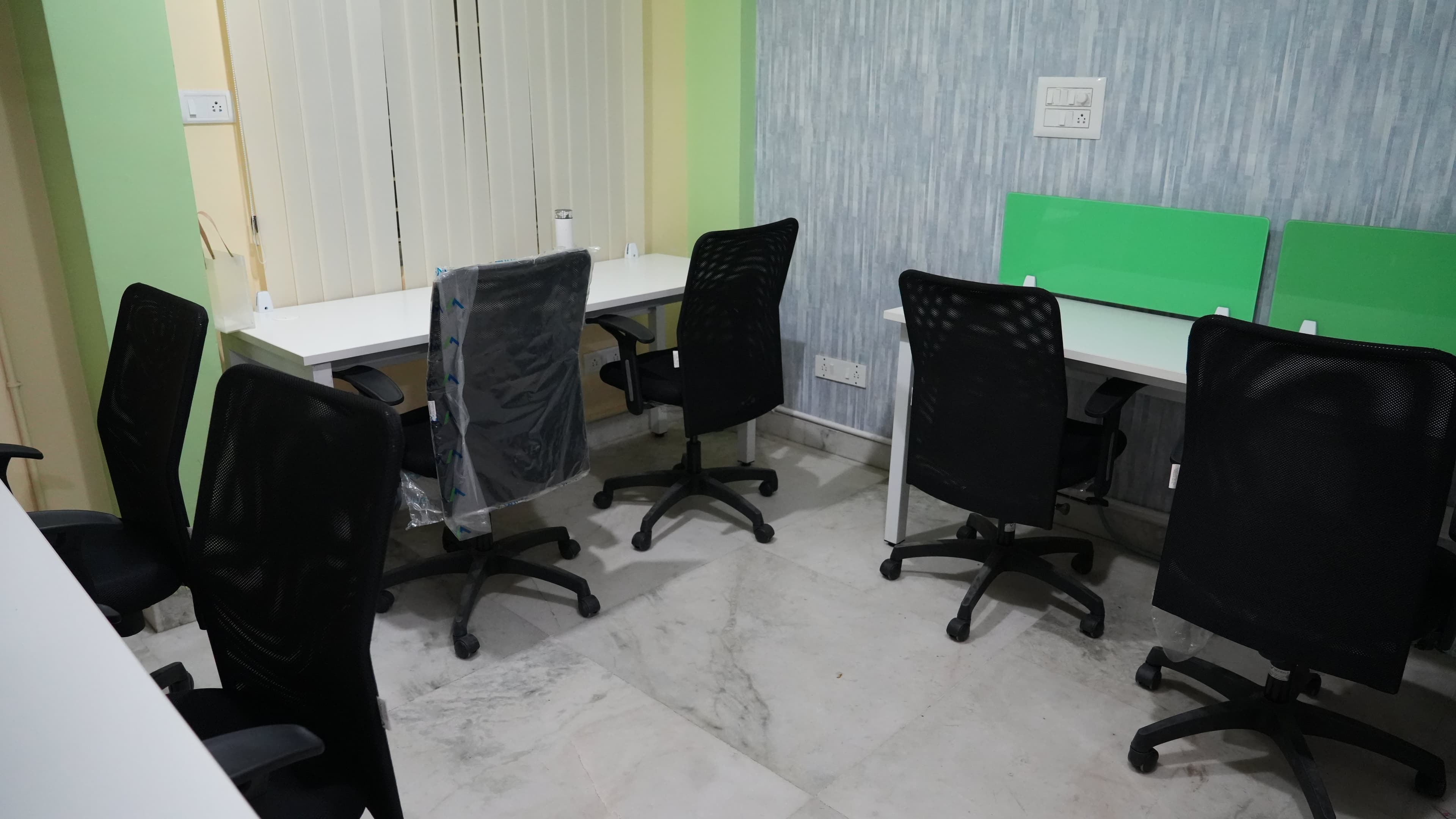 Modern bathroom and wash area amenities